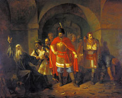 Поляки склоняют патриарха Гермогена признать Лжедмитрия царем